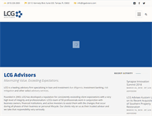 Tablet Screenshot of lcgadvisors.com